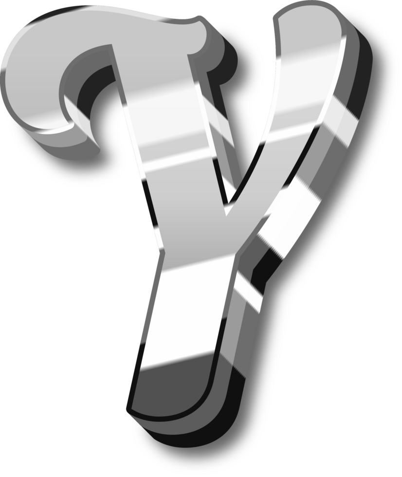 Silver Alphabet Letter and Number png