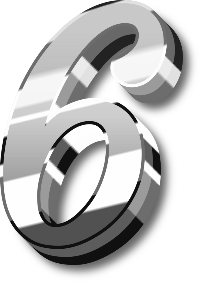 Silver Alphabet Letter and Number png