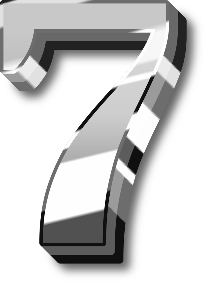 Silver Alphabet Letter and Number png