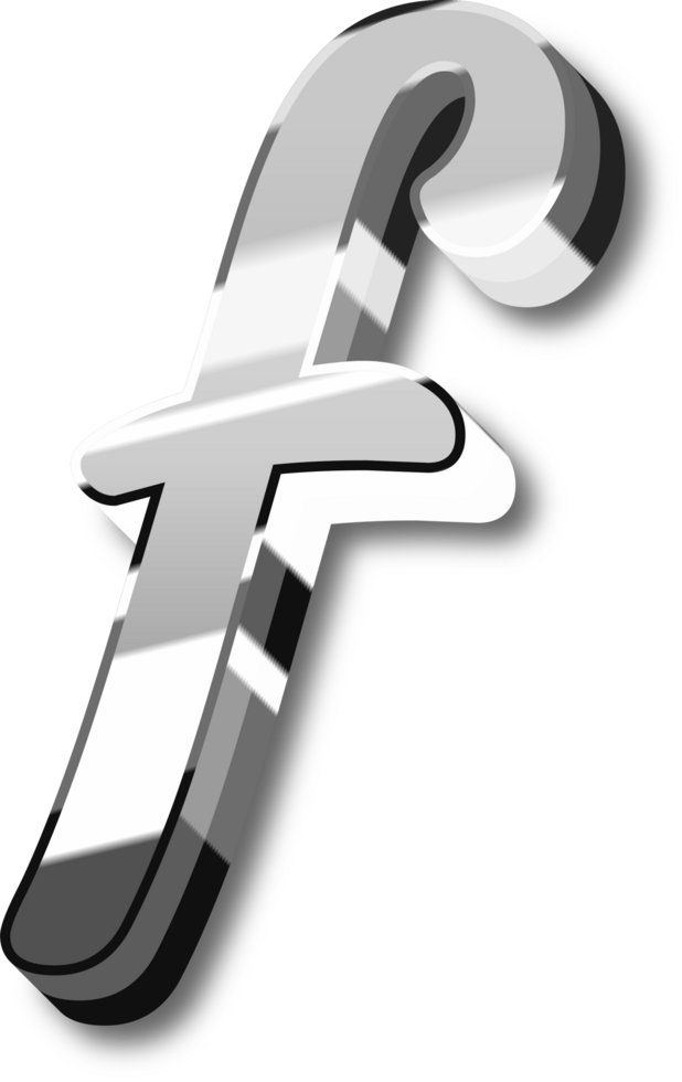 Silver Alphabet Letter and Number png