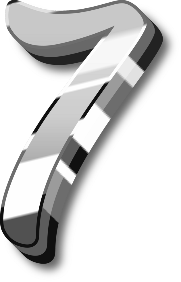 Silver Alphabet Letter and Number png