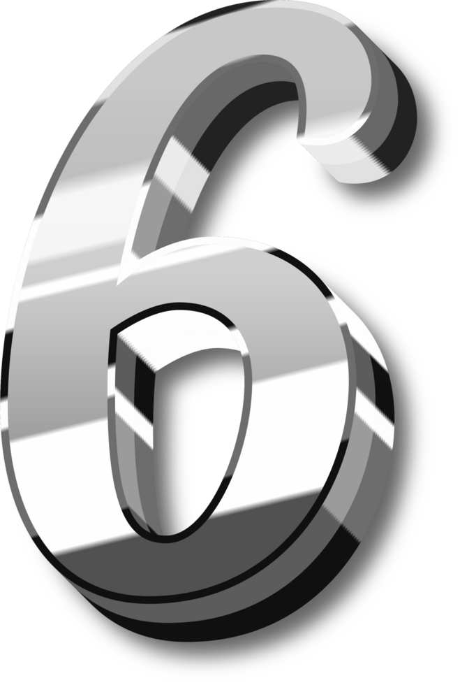 Silver Alphabet Letter and Number png