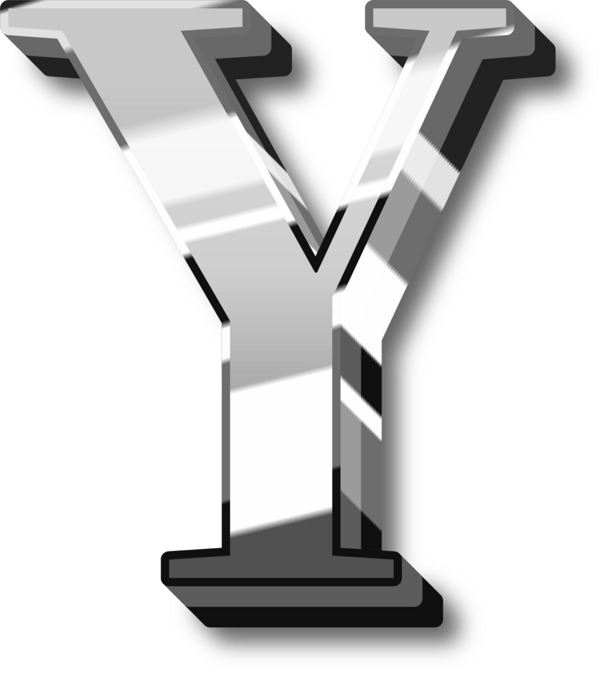 Silver Alphabet Letter and Number png
