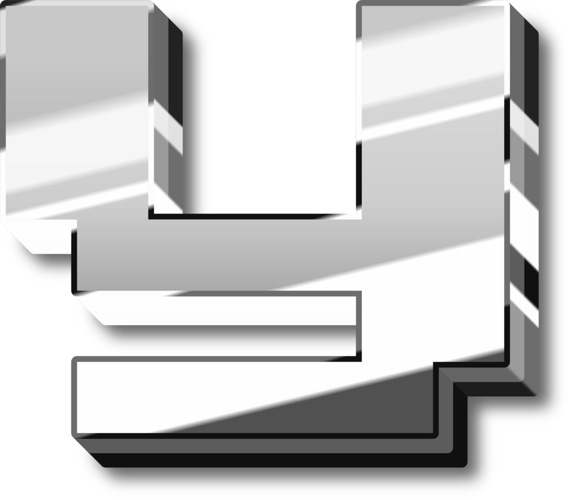 Silver Alphabet Letter and Number png