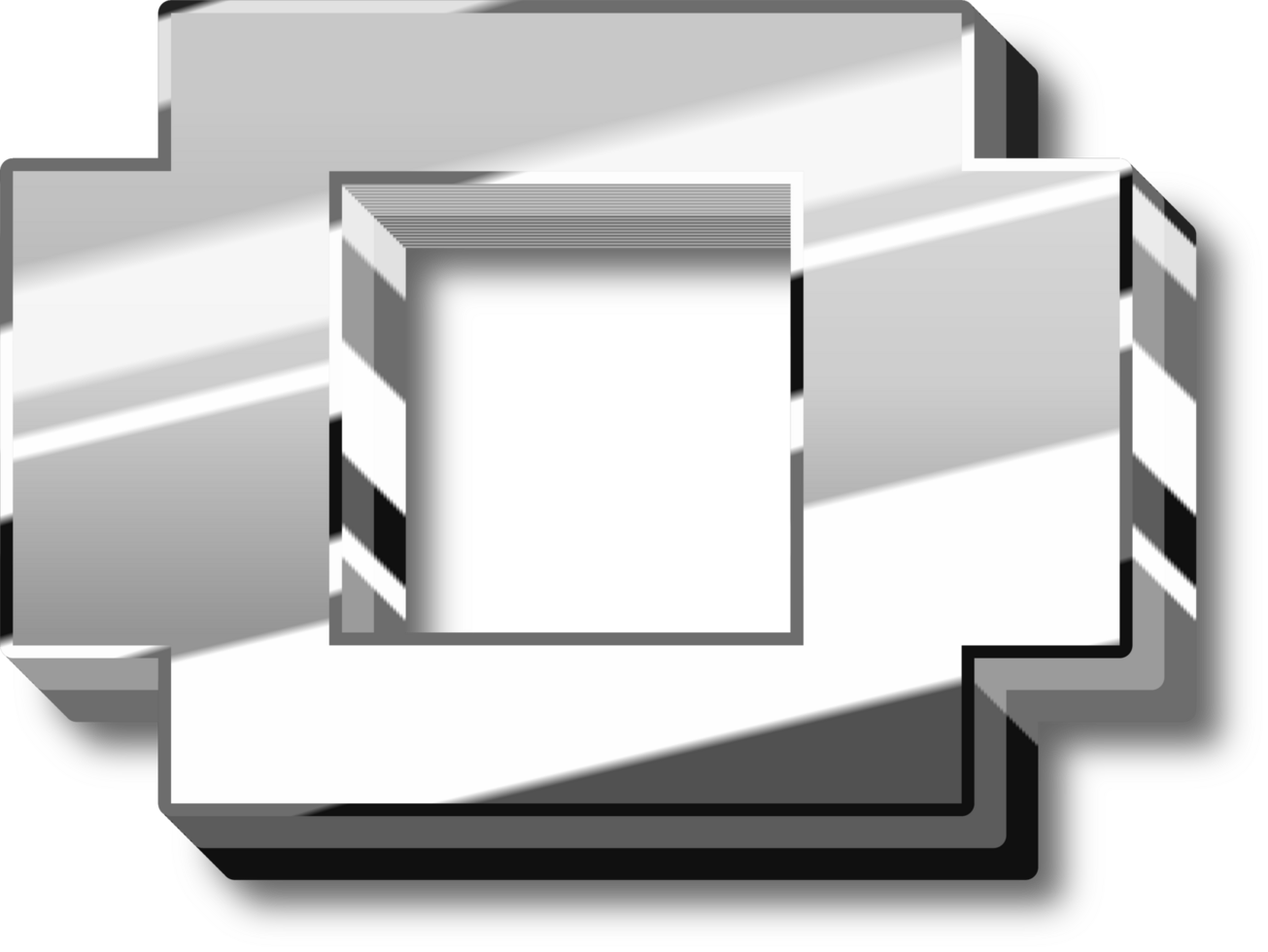 Silver Alphabet Letter and Number png