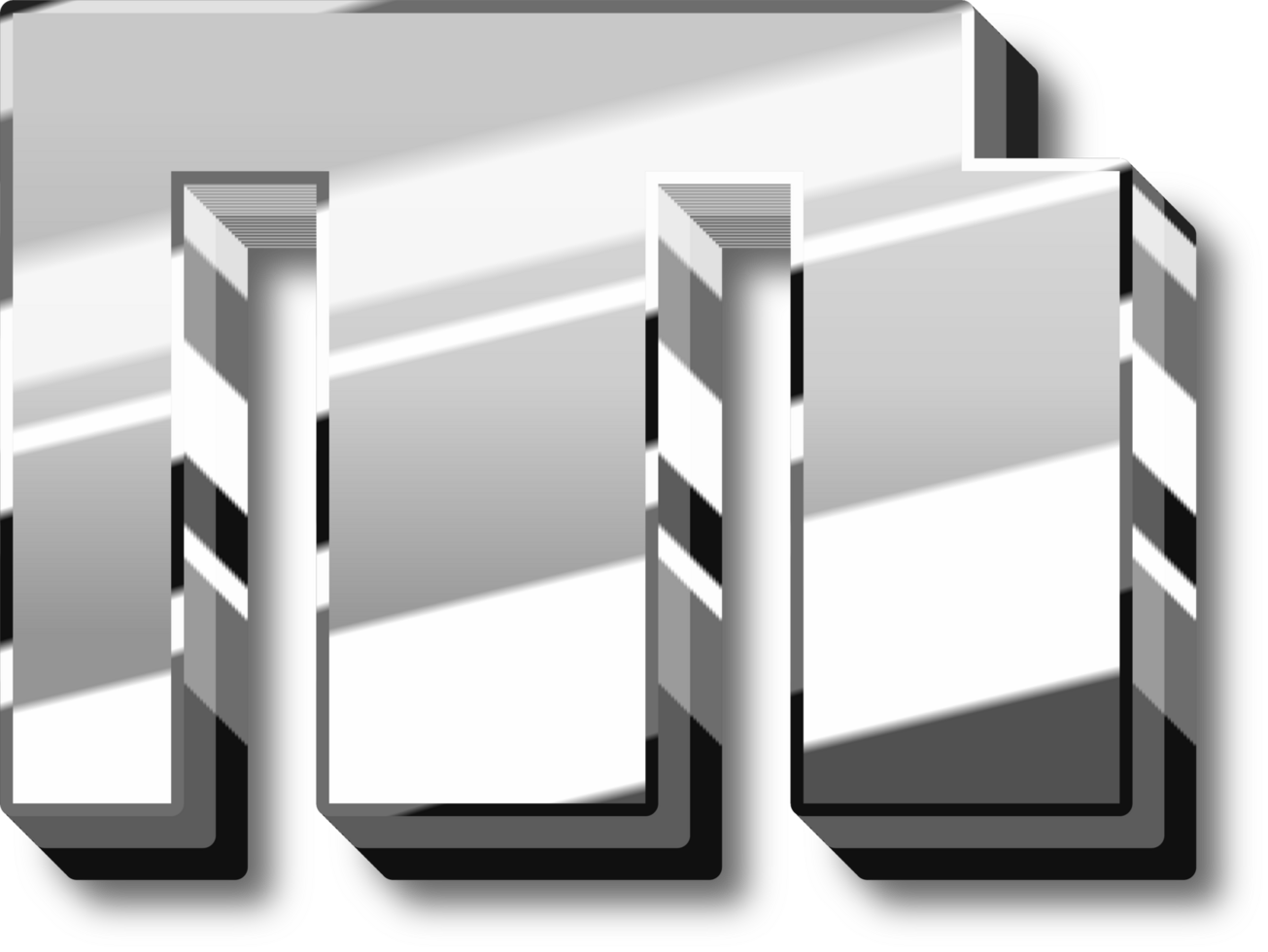 Silver Alphabet Letter and Number png