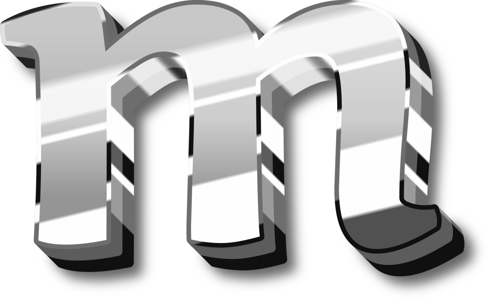Silver Alphabet Letter and Number png
