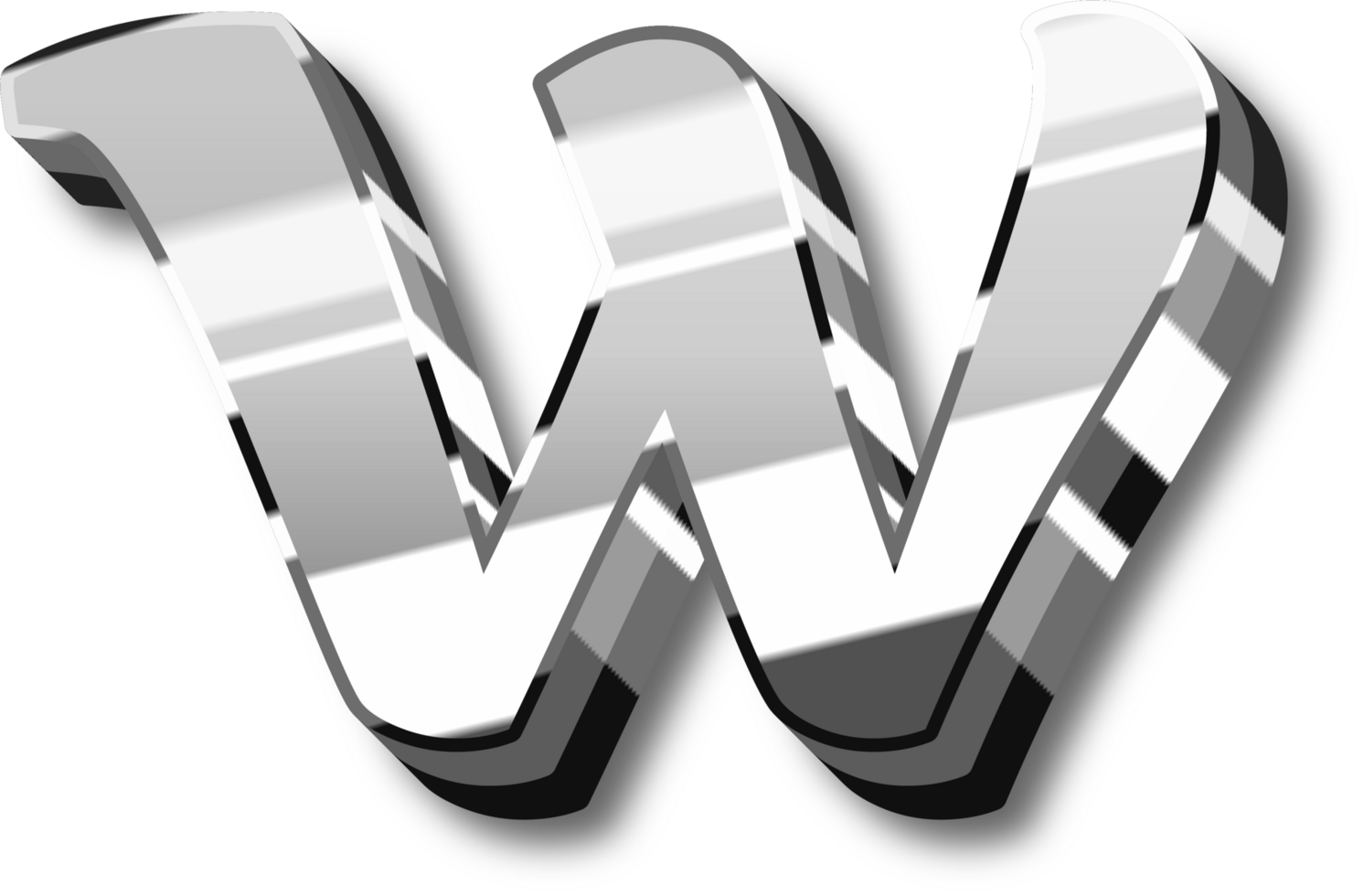 Silver Alphabet Letter and Number png
