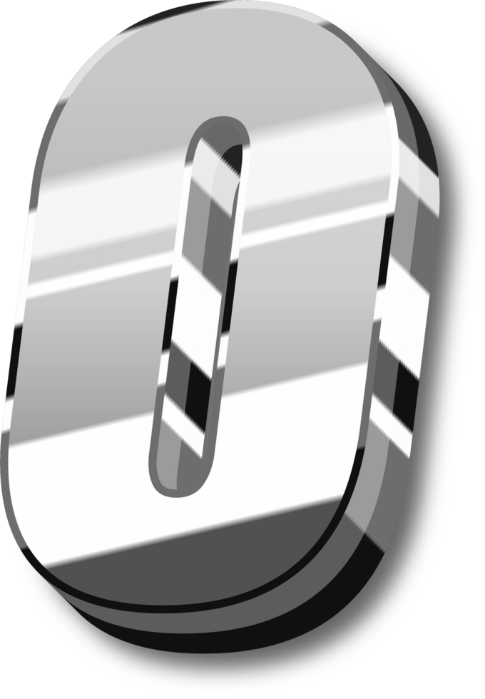 Silver Alphabet Letter and Number png