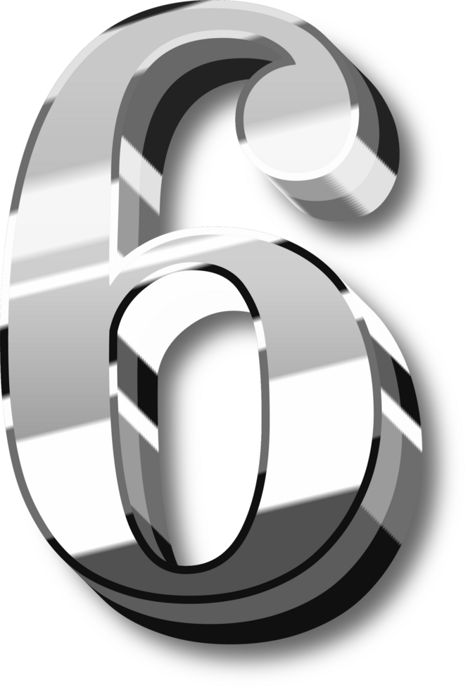 Silver Alphabet Letter and Number png