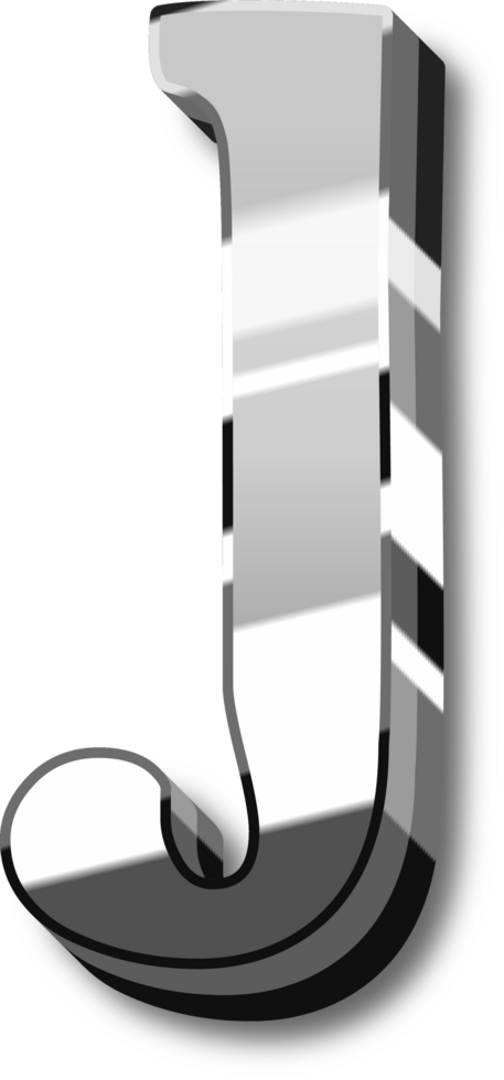 Silver Alphabet Letter and Number png