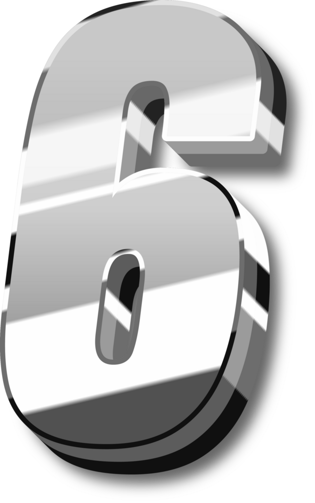 Silver Alphabet Letter and Number png