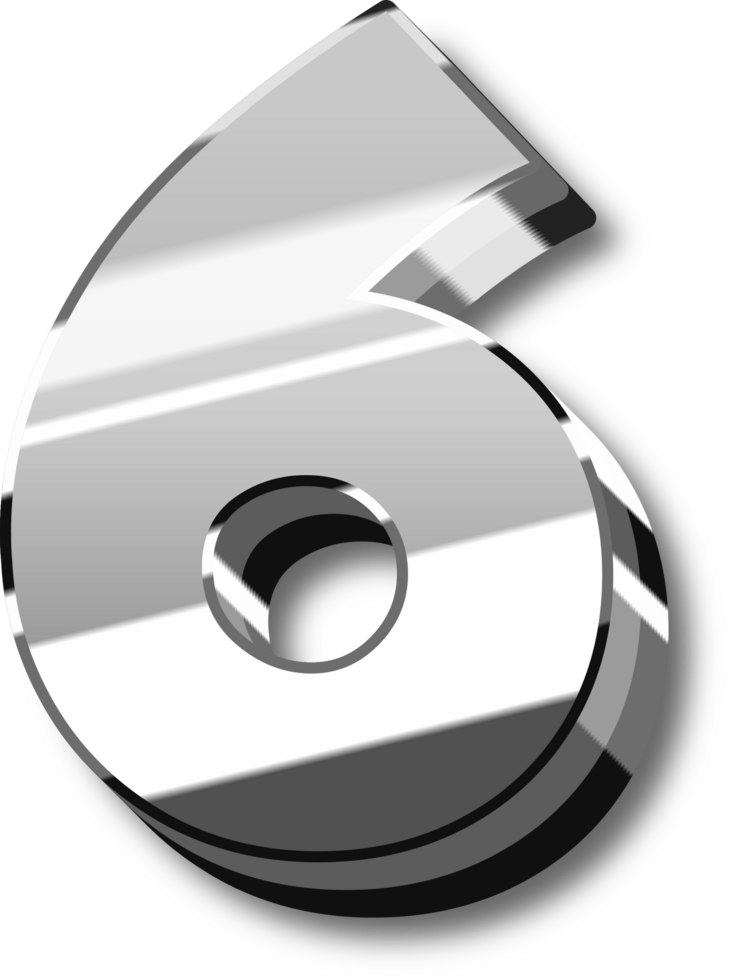 Silver Alphabet Letter and Number png