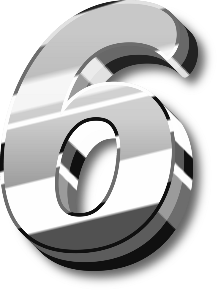 Silver Alphabet Letter and Number png