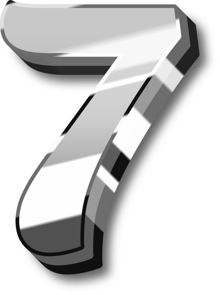 Silver Alphabet Letter and Number png