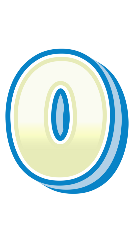 Cartoon Cute Alphabet Letter and Number png