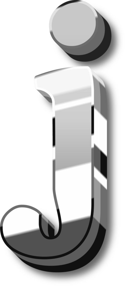 Silver Alphabet Letter and Number png
