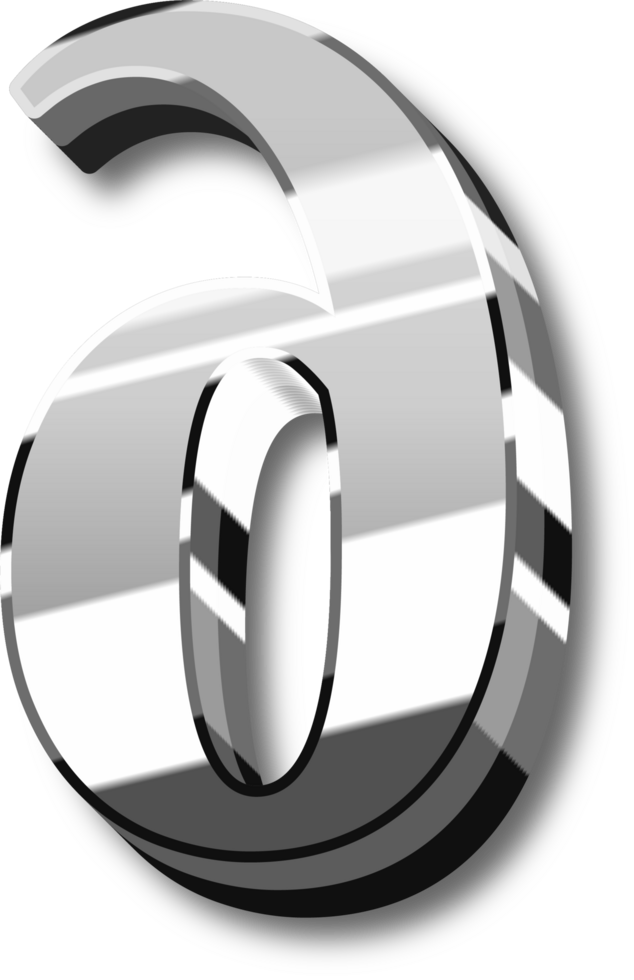 Silver Alphabet Letter and Number png