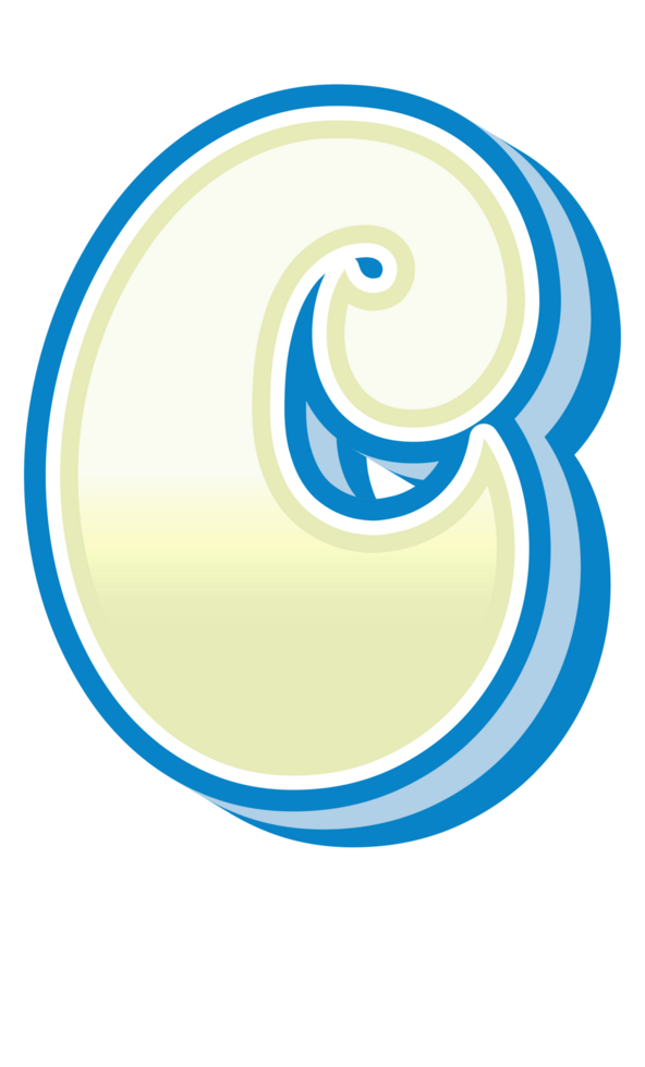 Cartoon Cute Alphabet Letter and Number png