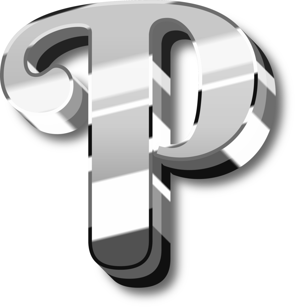 Silver Alphabet Letter and Number png