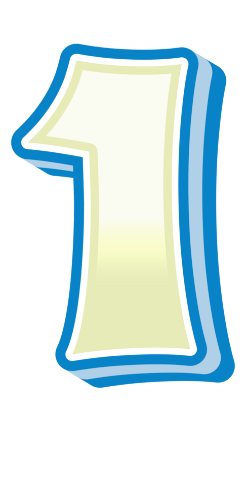 Cartoon Cute Alphabet Letter and Number png
