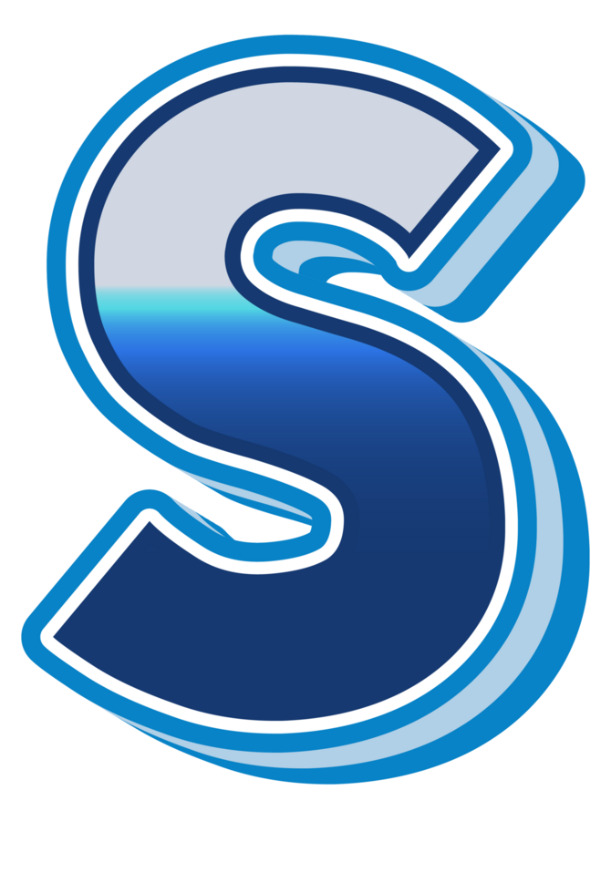 Cartoon Cute Alphabet Letter and Number png
