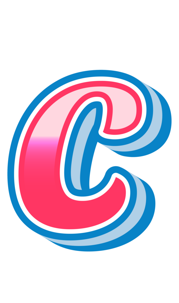Cartoon Cute Alphabet Letter and Number png