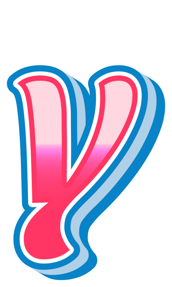 Cartoon Cute Alphabet Letter and Number png