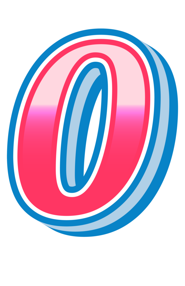 Cartoon Cute Alphabet Letter and Number png