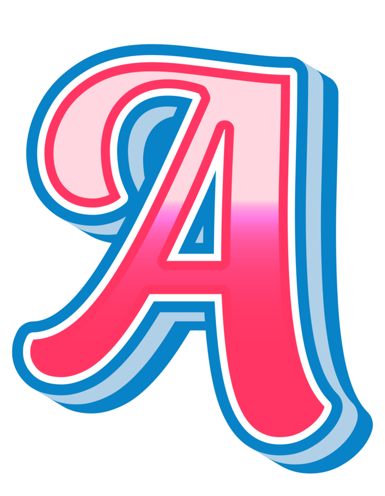 Cartoon Cute Alphabet Letter and Number png