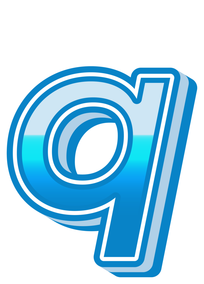 Cartoon Cute Alphabet Letter and Number png