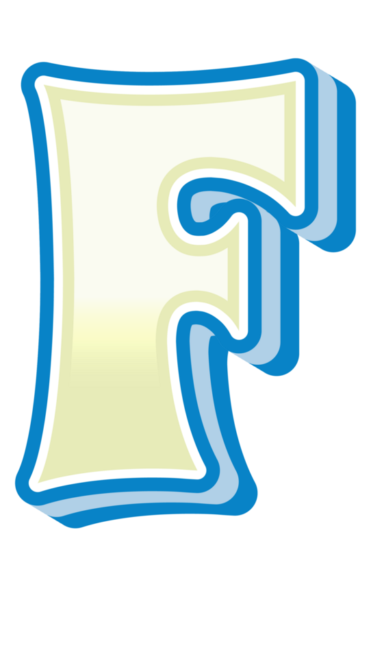 Cartoon Cute Alphabet Letter and Number png