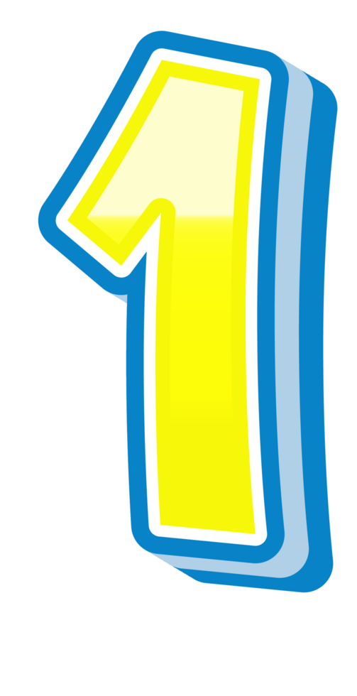 Cartoon Theme Alphabet Letter and Number png