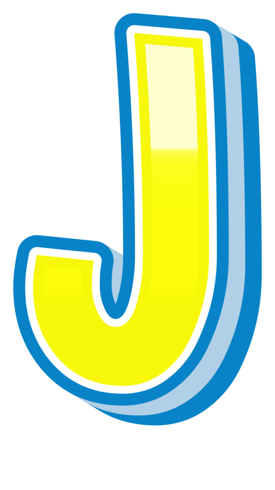 Cartoon Theme Alphabet Letter and Number png