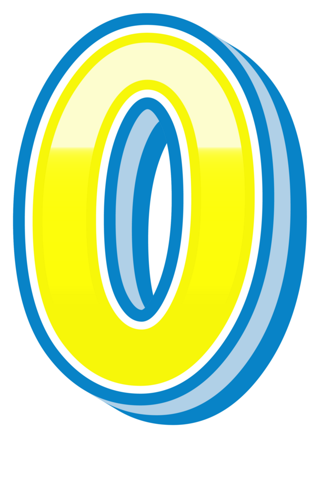 Cartoon Theme Alphabet Letter and Number png
