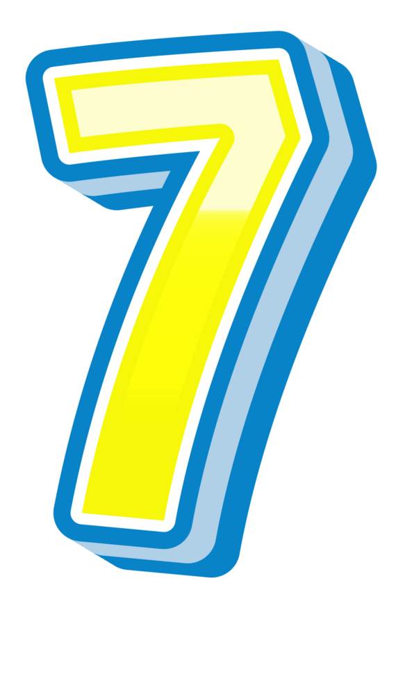 Cartoon Theme Alphabet Letter and Number png