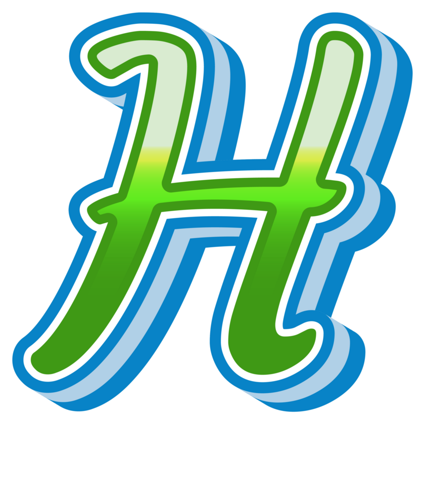 Cartoon Theme Alphabet Letter and Number png