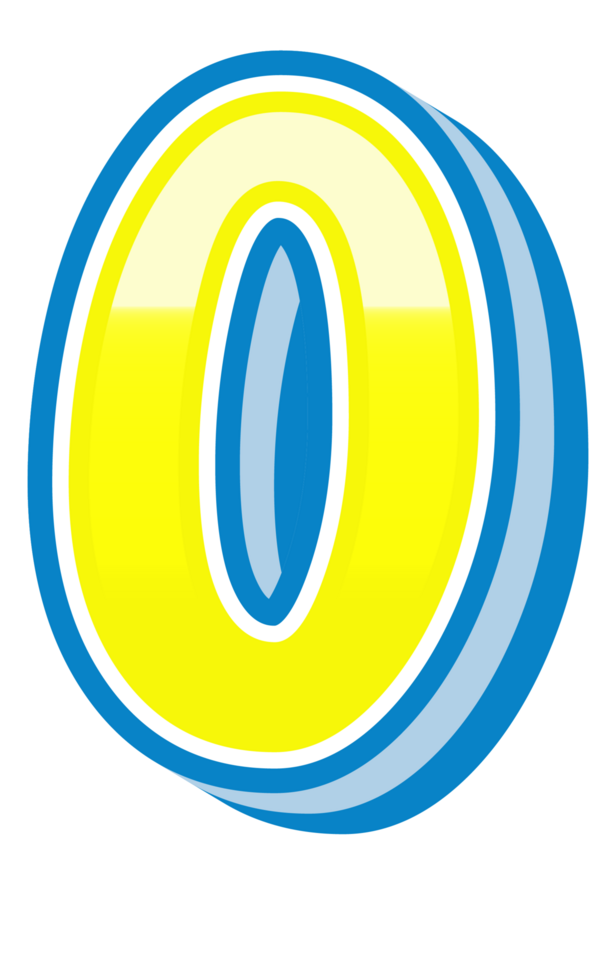 Cartoon Theme Alphabet Letter and Number png