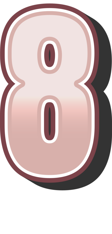 Cartoon Theme Alphabet Letter and Number png