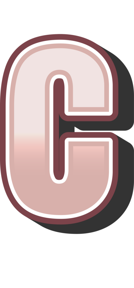 Cartoon Theme Alphabet Letter and Number png