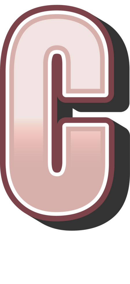 Cartoon Theme Alphabet Letter and Number png
