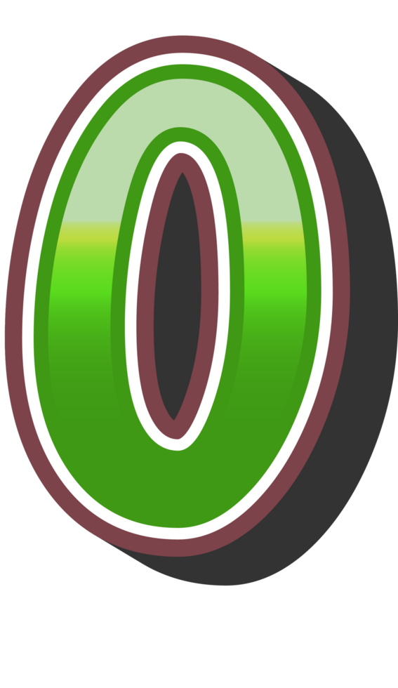 Cartoon Theme Alphabet Letter and Number png