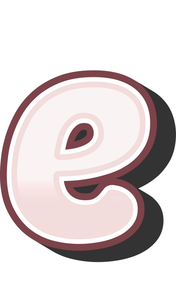 Cartoon Theme Alphabet Letter and Number png
