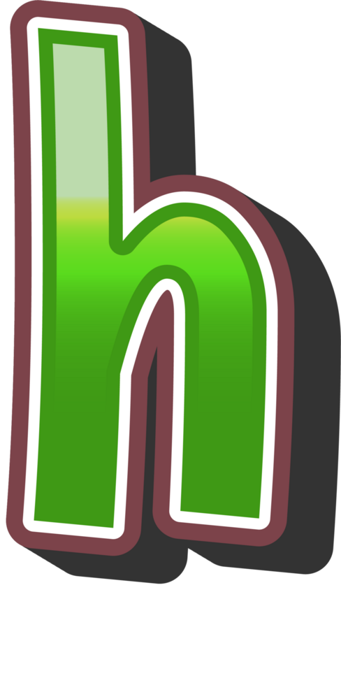 Cartoon Theme Alphabet Letter and Number png