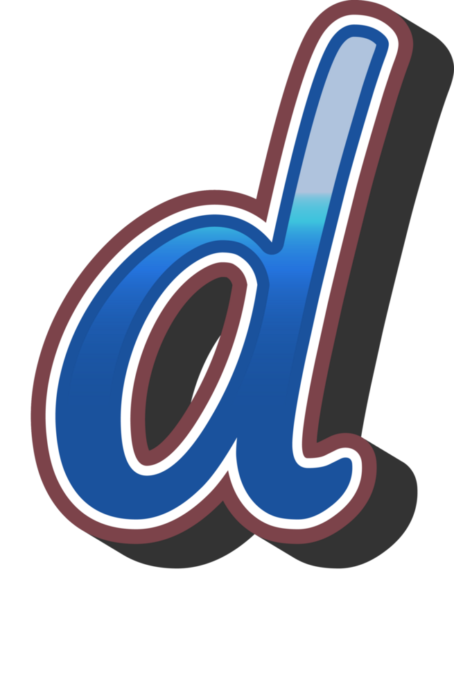 Cartoon Theme Alphabet Letter and Number png