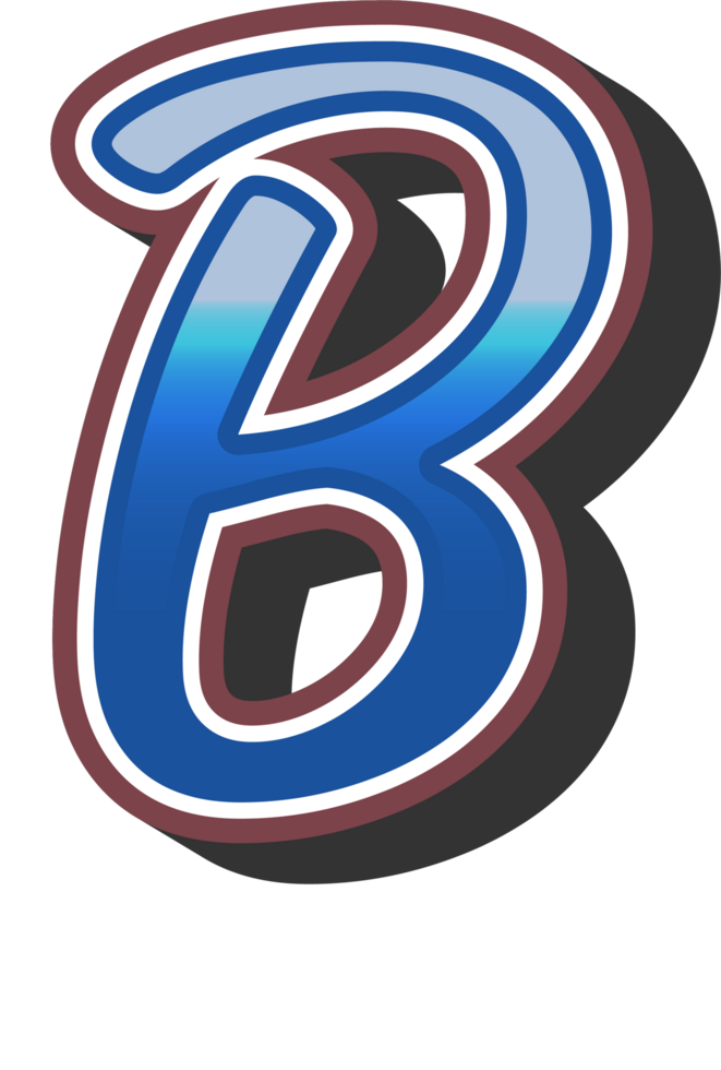 Cartoon Theme Alphabet Letter and Number png