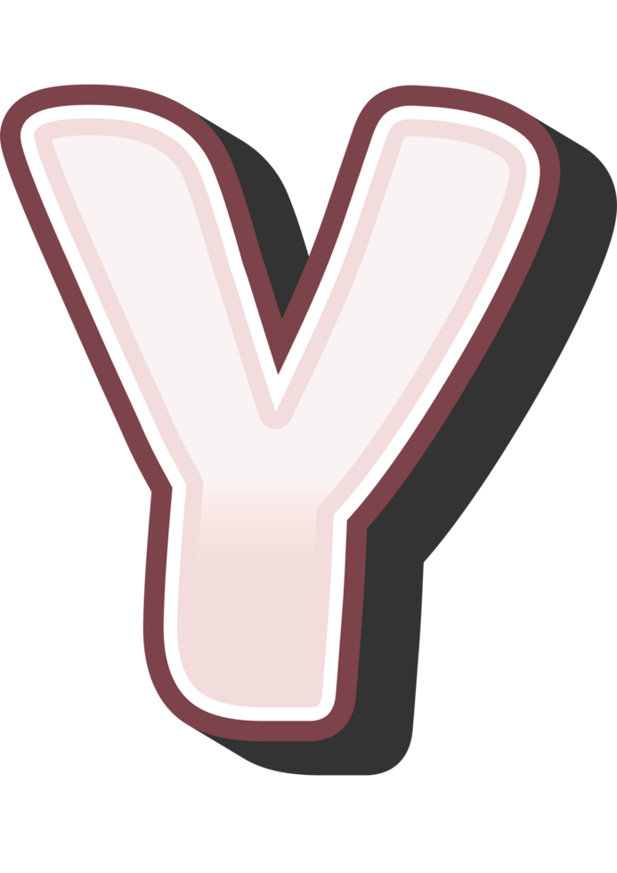 Cartoon Theme Alphabet Letter and Number png