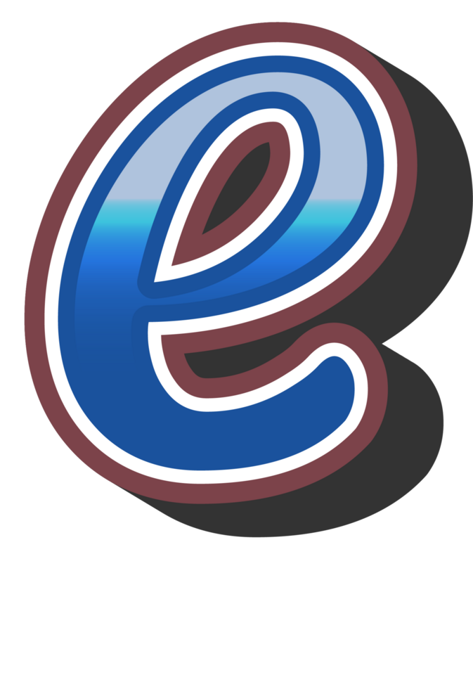Cartoon Theme Alphabet Letter and Number png