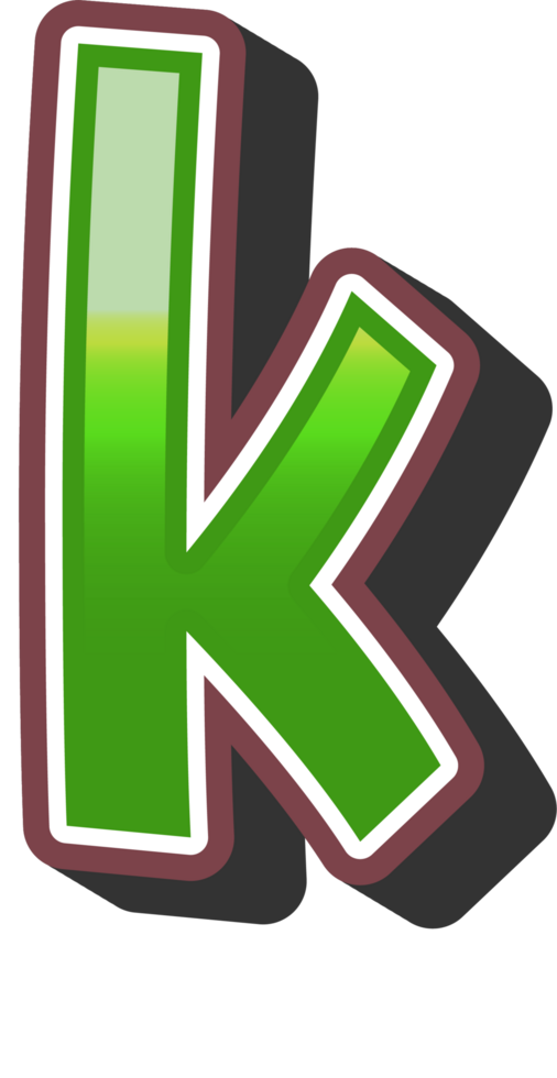 Cartoon Theme Alphabet Letter and Number png