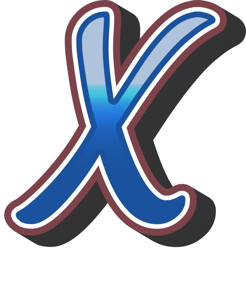 Cartoon Theme Alphabet Letter and Number png